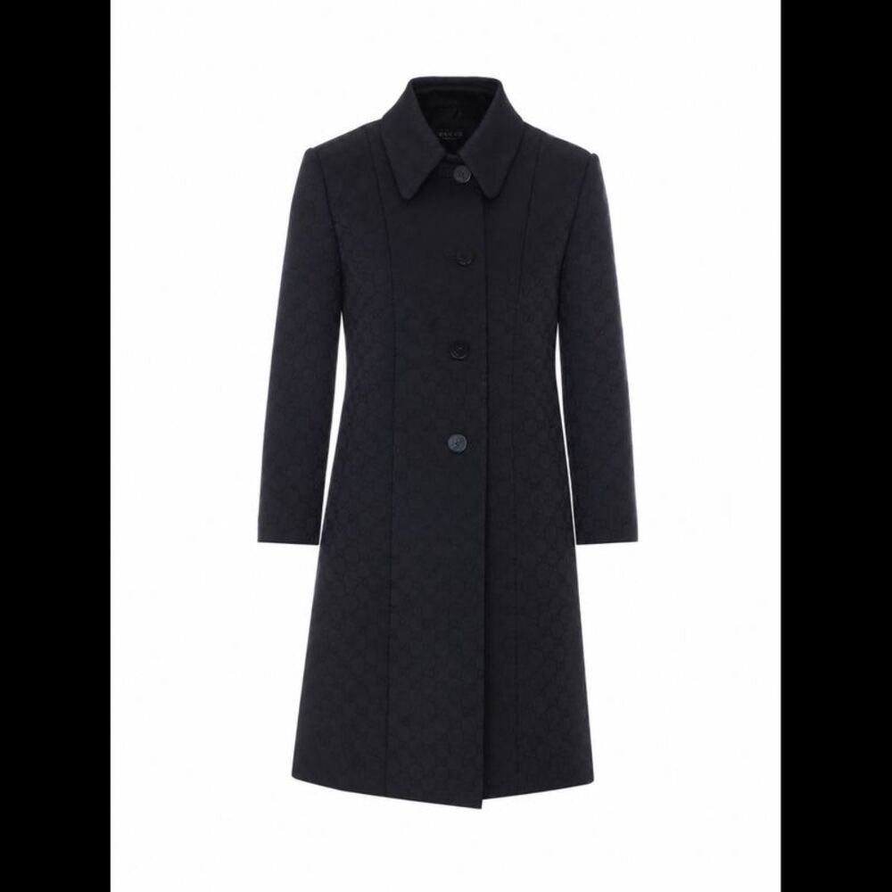 Gucci Women Gg Jacquard Viscose Coat